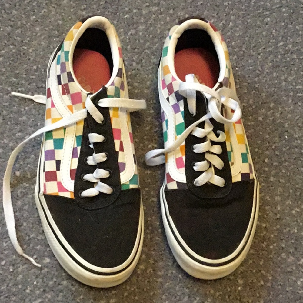 Vans Kids Sneakers - Multicolor Checkered